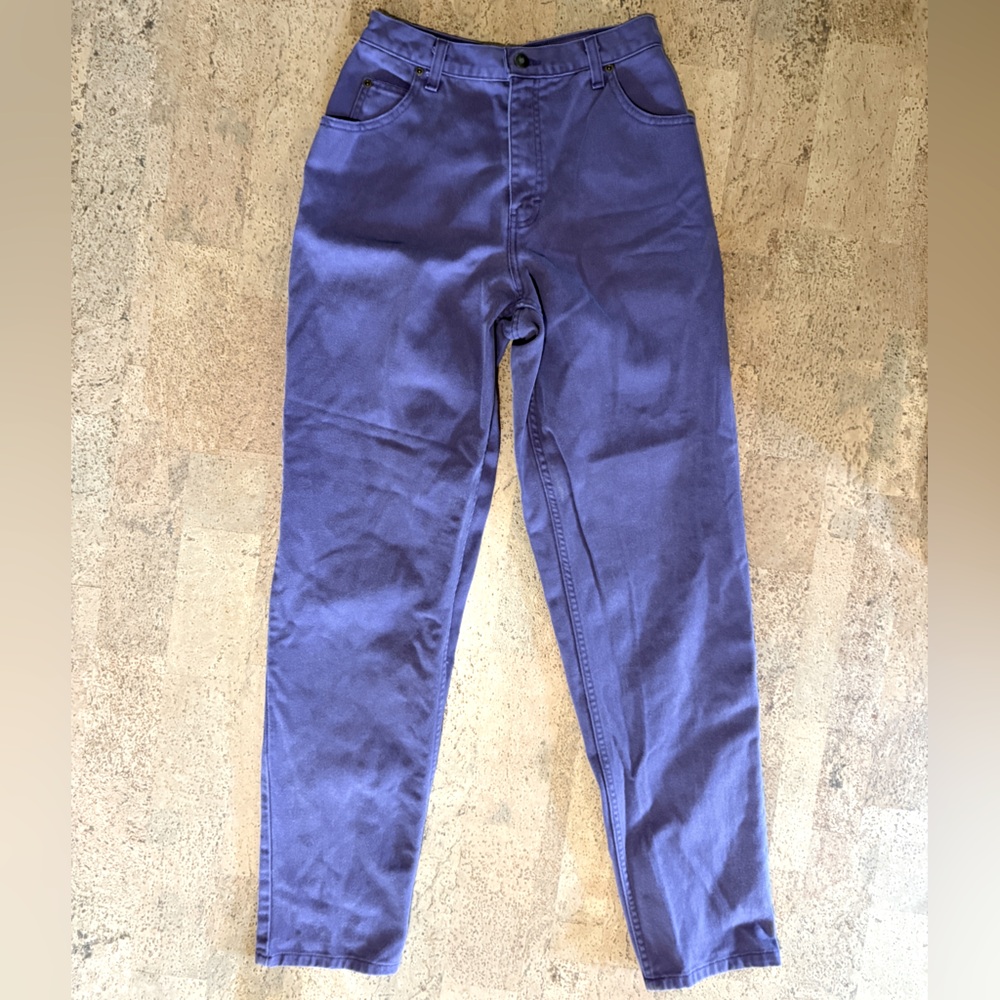 Vintage Faded Purple High-Waisted Pants, size 8, Newport News Jeanology